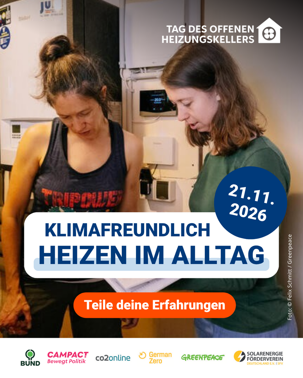 Aufruf zum Mitmachen: Tag des offenen Heizungskellers